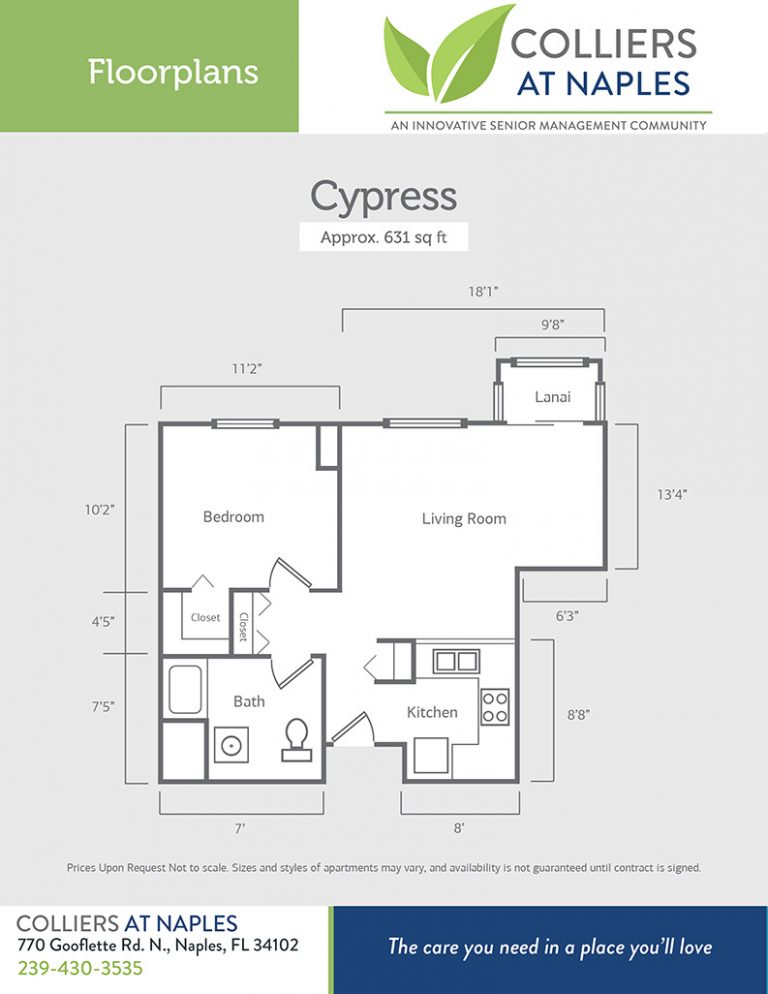 Colliers At Naples - Revised Floorplan-Cypress-793x1026