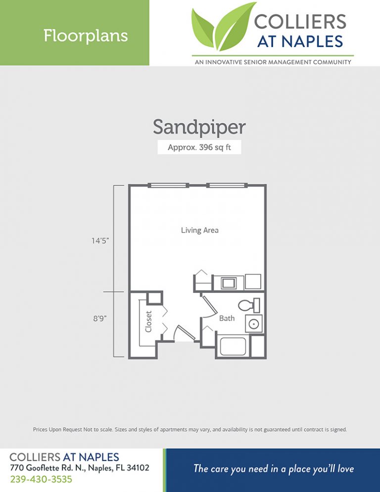 Colliers At Naples - Revised Floorplan-Sandpiper-793x1026