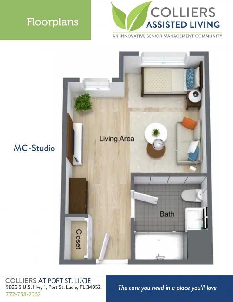 Colliers At Port-St-Lucie - MC-Studio Floorplan
