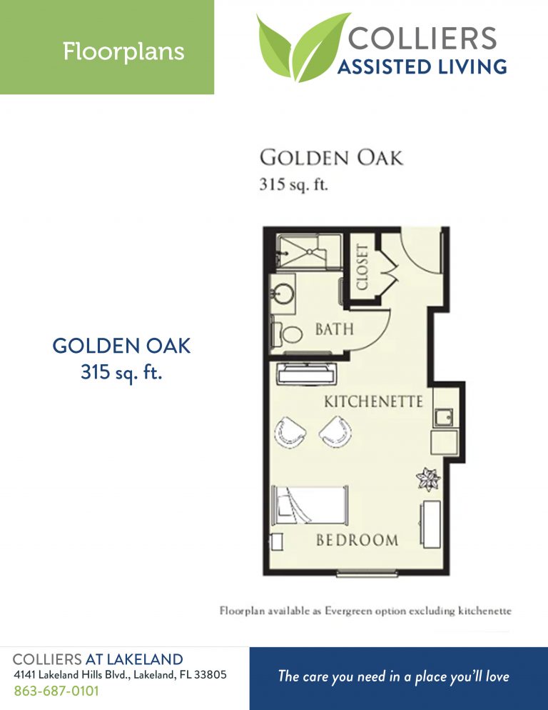 Colliers At Lakeland - Golden Oak Floorplan