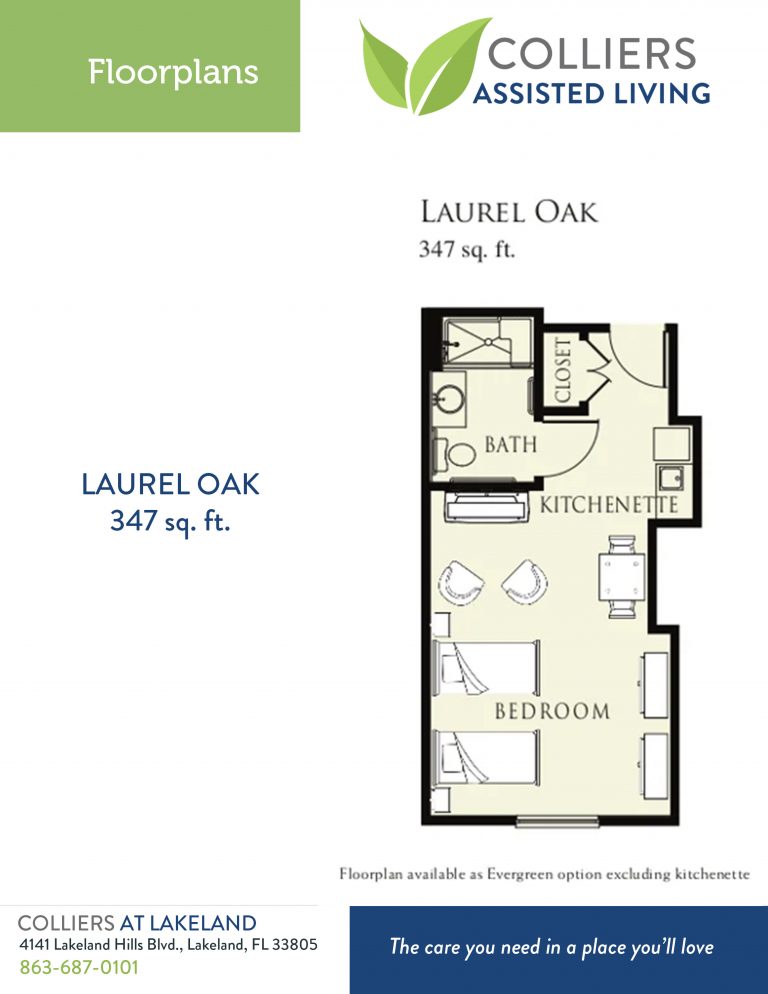 Colliers At Lakeland - Laurel Oak Floorplan