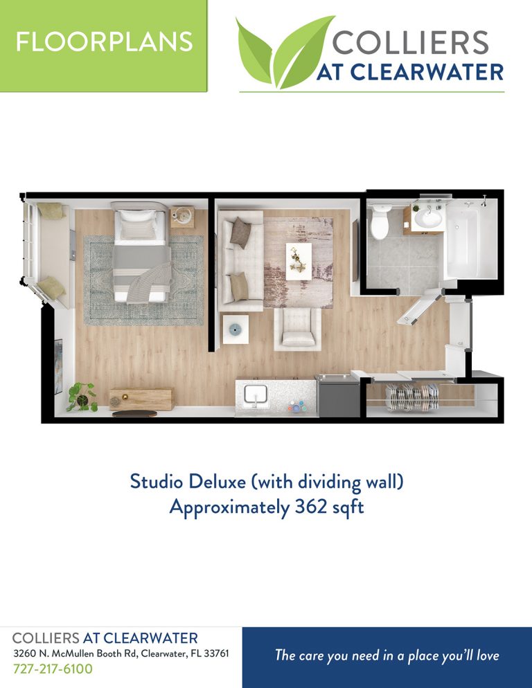 Colliers At Clearwater - Floorplan_1_Studio_Deluxe-with-dividing-wall-1200x