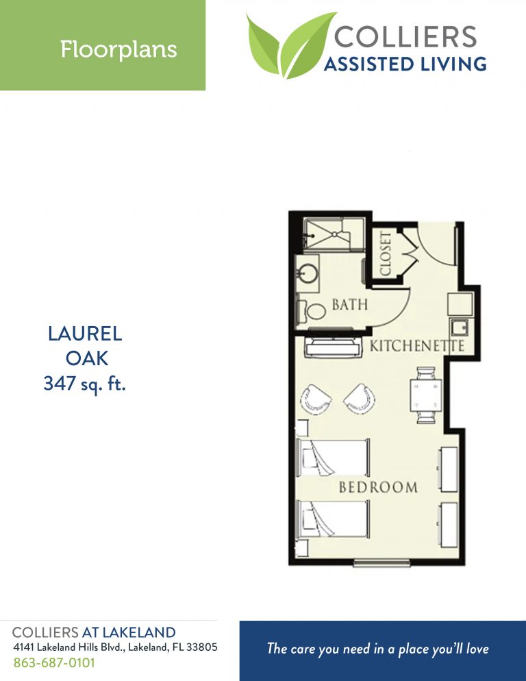 colliers at lakeland - Laurel Oak Floorplan